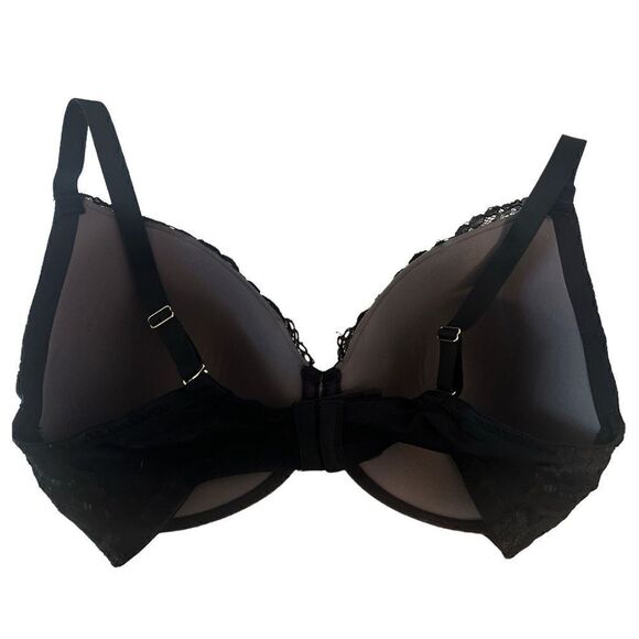 Natori Women’s 36 DDD black lace padded sexy bra - Picture 2 of 7